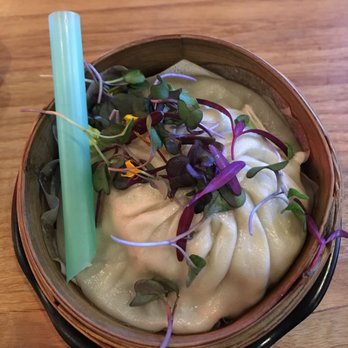 Dumpling Time - 5/5 King Dum $9.00 a soup filled dumpling so large, it's served with a bubble tea straw! - Dim Sum Near Me - San Francisco, California