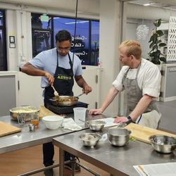 Culinary Artistas - My friend and the chef!