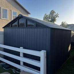 Ordered a shed sat outside for over a week, ed came out and within several hours he had it up. Thank you! Ordered a shed sat outside for over a week, ed came out and within several hours he had it up. Thank you!