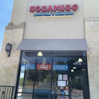 Sodamigo - Outside door. - Juice Bars & Smoothies Near Me - San Antonio, Texas
