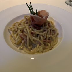 The Cellar Restaurant - Perciatelli Carbonara
