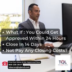 Ivan Oberon - Total Quality Lending - Let's move quickly, get your offers, accepted and have a smooth, fast and efficient closing process.