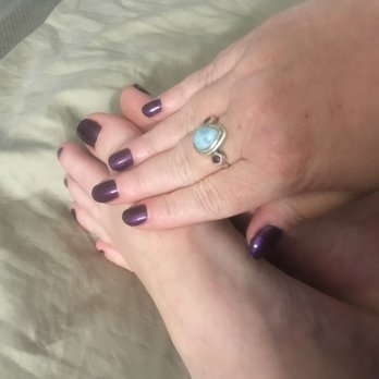 Winter Nails & Spa - Completed manicure and pedicure. Great job! - Nail Salons Near Me - Vallejo, California