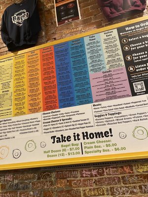 Menu photo 2 Bagel Street Deli Athens, OH