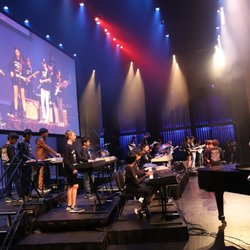 Arizona School of Music - Big stage with a big Steinway. :)