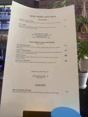 Menu photo 1 Crispy Avenue St. Petersburg, FL