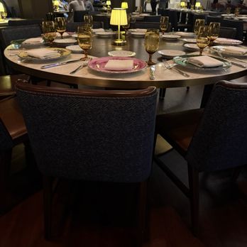 Caramá - Dining area. Circular tables are the best! - Italian Near Me - Las Vegas, Nevada