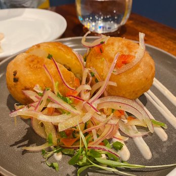 Costa Contemporary Kitchen - Papa Rellena - Peruvian Near Me - Costa Mesa, California Costa Contemporary Kitchen - Papa Rellena - Peruvian Near Me - Costa Mesa, California