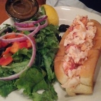 Thirsty Whale - Lobster roll with whale salad - American Near Me - Bar Harbor, Maine