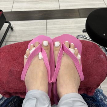 Allure Nail Bar - white toes - Nail Salons Near Me - McKinney, Texas Allure Nail Bar - white toes - Nail Salons Near Me - McKinney, Texas