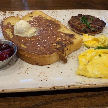First Watch - The Trifecta (Waffles swapped out for the French Toast). - Breakfast & Brunch Near Me - Hershey, Pennsylvania First Watch - The Trifecta (Waffles swapped out for the French Toast). - Breakfast & Brunch Near Me - Hershey, Pennsylvania