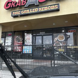 Exterior outside entrance of Grab A Gyro - Portland, Oregon Exterior outside entrance of Grab A Gyro - Portland, Oregon