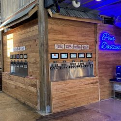 The Pour House - Beer wall.