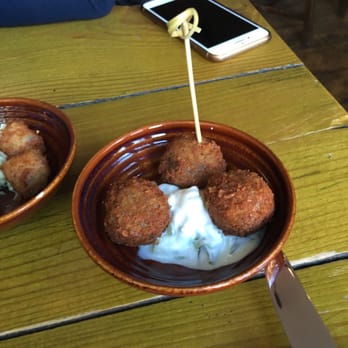 Barking Dog Restaurant - Lentil fritter - Modern European Near Me - Belfast, BFS Barking Dog Restaurant - Lentil fritter - Modern European Near Me - Belfast, BFS