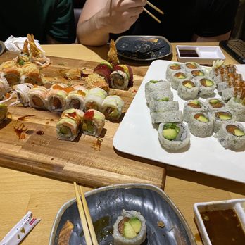Sushi Taku - Midway through our first round feasting! - Japanese Near Me - Chicago, Illinois Sushi Taku - Midway through our first round feasting! - Japanese Near Me - Chicago, Illinois