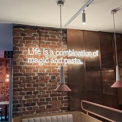 Fellini Quoted in Neon