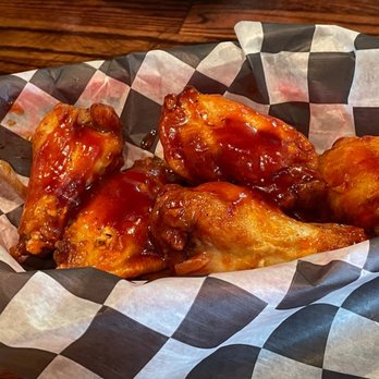 J Hicks On The Square - Georgia Peach BBQ Wings - American Near Me - Mercer, Pennsylvania J Hicks On The Square - Georgia Peach BBQ Wings - American Near Me - Mercer, Pennsylvania