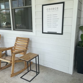 George : Coffee + Provisions - Outdoor porch - Coffee & Tea Near Me - Coppell, Texas George : Coffee + Provisions - Outdoor porch - Coffee & Tea Near Me - Coppell, Texas