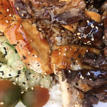 Awesome Sushi - Chicken And Beef Bowl - Japanese Near Me - Long Beach, California