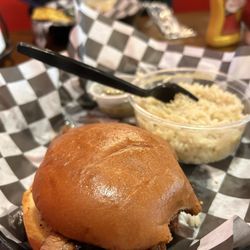Melvin’s at Riverside - Brisket sandwich is so good. Brisket & 1 Side