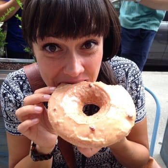 Doughnut Vault - For perspective...the glazed doughnuts are huge! - Donuts Near Me - Chicago, Illinois Doughnut Vault - For perspective...the glazed doughnuts are huge! - Donuts Near Me - Chicago, Illinois