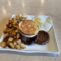 Classic two egg breakfast. Mountain of ranch potatoes Classic two egg breakfast. Mountain of ranch potatoes