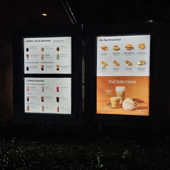 Starbucks - Drive thru menu Sept 2025 - Coffee & Tea Near Me - Los Angeles, California Starbucks - Drive thru menu Sept 2025 - Coffee & Tea Near Me - Los Angeles, California