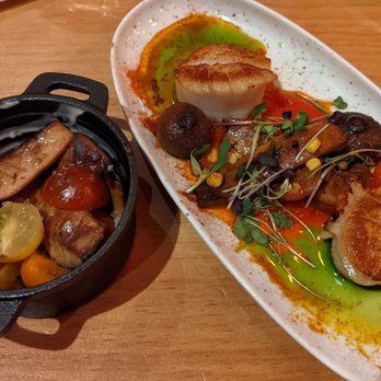 Cork And Flame - Scallops with mushrooms - Tapas Bars Near Me - Evans, Georgia