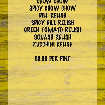 Holmes Family Rustic Kitchen - Relish Menu *Some items are seasonal and may be out of stock.* - Specialty Food Near Me - Sherman, Texas Holmes Family Rustic Kitchen - Relish Menu *Some items are seasonal and may be out of stock.* - Specialty Food Near Me - Sherman, Texas