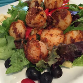Paesano - Blackened Scallop Salad made to order for us - Italian Near Me - Aiea, Hawaii Paesano - Blackened Scallop Salad made to order for us - Italian Near Me - Aiea, Hawaii