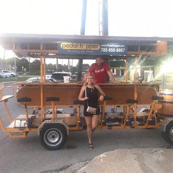 Pedal Hopper - Scott in his pedal cart. - Tours Near Me - Kansas City, Missouri