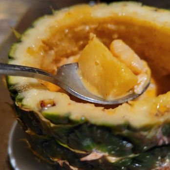 Mengrai Thai - the inside of a pineapple - Thai Near Me - Toronto, Ontario