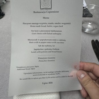 Hotel Copernicus - Lunch tasting menu changes daily - Hotels Near Me - Kraków, Massachusetts