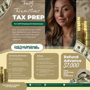 Trusty Transaction - Tax Services Near Me - Los Angeles, California Trusty Transaction - Tax Services Near Me - Los Angeles, California