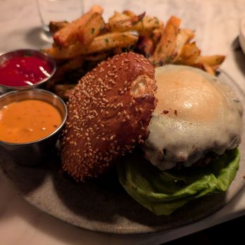 Clay - Mushroom Chickpea Burger - New American Near Me - New York, New York