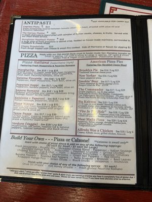Menu photo 3 Pizzeria Mangiamo Hill City, SD