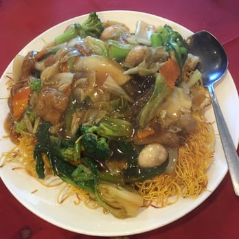 Bodhi Village - Pan fried noodles - Vegetarian Near Me - Flushing, New York Bodhi Village - Pan fried noodles - Vegetarian Near Me - Flushing, New York