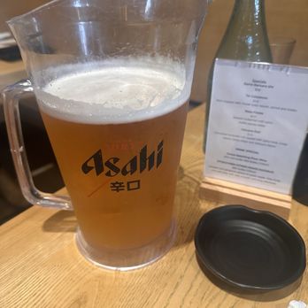 Sakesan Sushi & Robata - Asahi pitcher - Japanese Near Me - San Francisco, California Sakesan Sushi & Robata - Asahi pitcher - Japanese Near Me - San Francisco, California