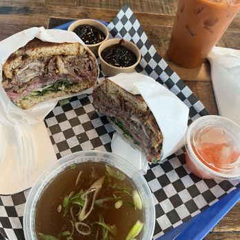 And Broth - Pho Brisket on Rye - Asian Fusion Near Me - Santa Ana, California And Broth - Pho Brisket on Rye - Asian Fusion Near Me - Santa Ana, California