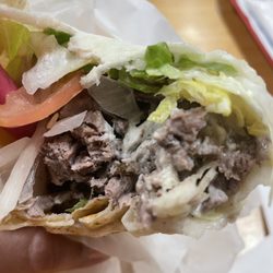 Inside the wrap