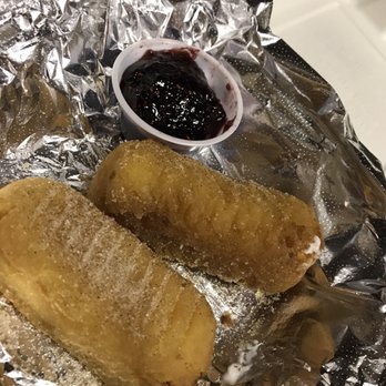 Beer City Pizza - Fried twinkies with raspberry dipping sauce! - Pizza Near Me - Asheville, North Carolina Beer City Pizza - Fried twinkies with raspberry dipping sauce! - Pizza Near Me - Asheville, North Carolina