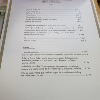 Menu photo 1 Mi Cub Valencia, V