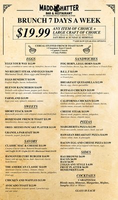 Menu photo 4 Madd Hatter Hoboken, NJ