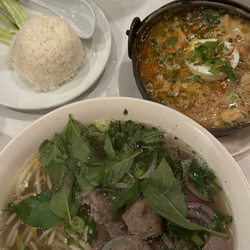 Saigon Cafe - Beef pho, clay pot curry