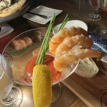 Tide To Table - Large Shrimp Cocktail. Actually came with 4 Shrimp. - Wine Bars Near Me - Pawleys Island, South Carolina Tide To Table - Large Shrimp Cocktail. Actually came with 4 Shrimp. - Wine Bars Near Me - Pawleys Island, South Carolina