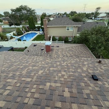 ABC Roofing & Siding Co - View from roof. Everything caulked that should be and no issues. - Roofing Near Me - Aurora, Illinois ABC Roofing & Siding Co - View from roof. Everything caulked that should be and no issues. - Roofing Near Me - Aurora, Illinois