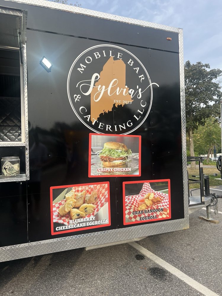 Food from Sylvia’s Mobile Bar and Catering