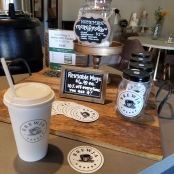 Brewja Coffee - My Sugar Free Vanilla Latte, Reusable Mugs, Stickers and home made Marshmallows - Coffee & Tea Near Me - San Lorenzo, California Brewja Coffee - My Sugar Free Vanilla Latte, Reusable Mugs, Stickers and home made Marshmallows - Coffee & Tea Near Me - San Lorenzo, California