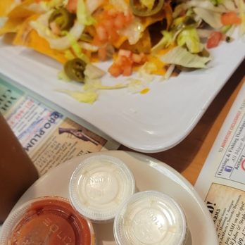 Foodies - Nachos with the requested Salsa and Sour Cream - Waffles Near Me - South Hackensack, New Jersey Foodies - Nachos with the requested Salsa and Sour Cream - Waffles Near Me - South Hackensack, New Jersey