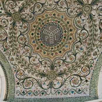 Chicago Architecture Center - Chicago Cultural Center mosaic ceiling - Museums Near Me - Chicago, Illinois